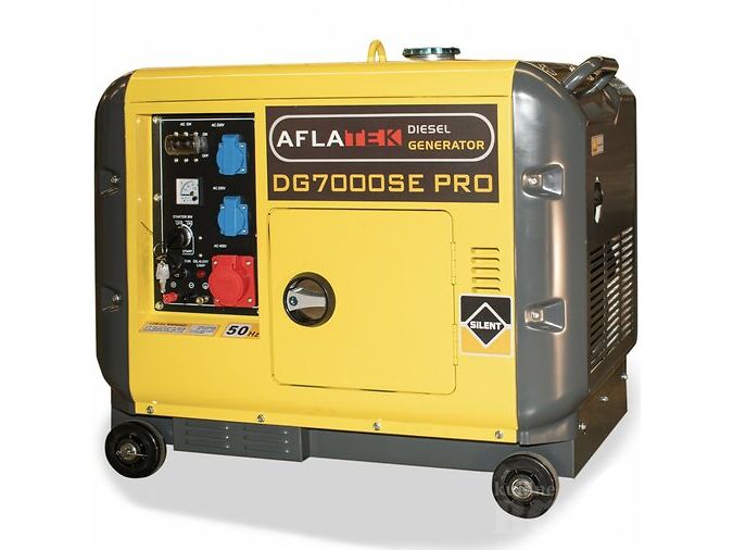 VAIKNE DIISELGENERAATOR AFLATEK DG7000SE PRO 5KW 230V/400V