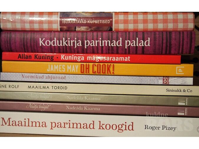 ERINEVAD TOITUDE, KOOKIDE JM KOKARAAMATUD