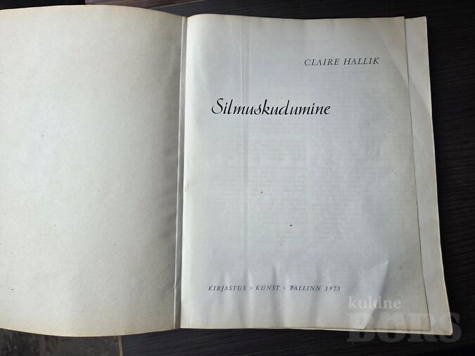 RAAMAT KUDUMINE SILMUSKUDUMINE