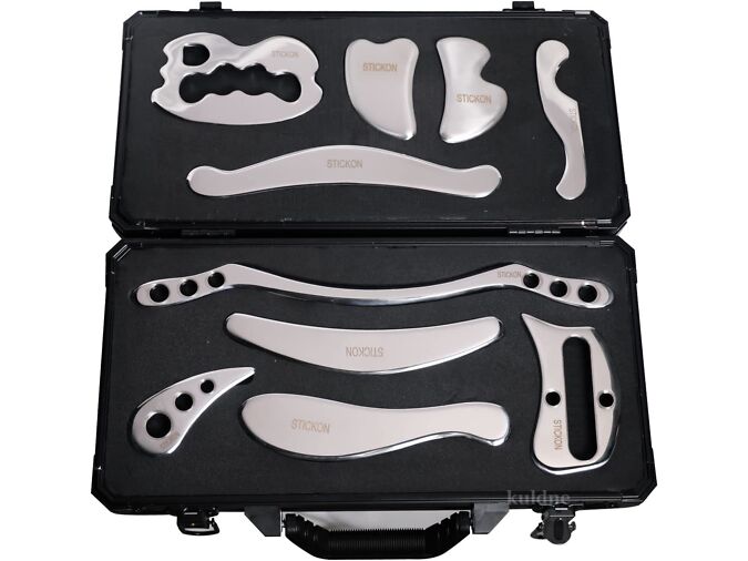STICKON STAINLESS STEEL GUA SHA SCRAPING MASSAGE TOOL!