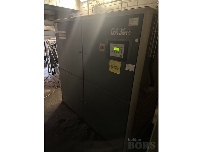 KRUVIKOMPRESSOR ATLAS COPCO GA30FF