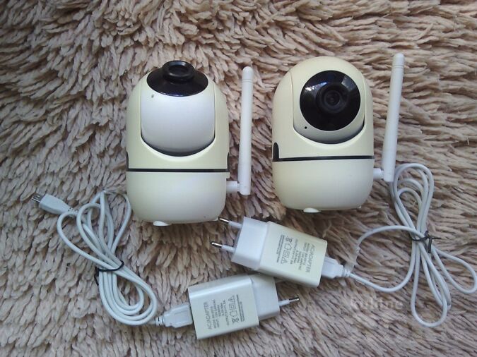 2 TK. KASUTATUD SIMULAATORI WIFI WEBCAM KOOS USB LAADJA