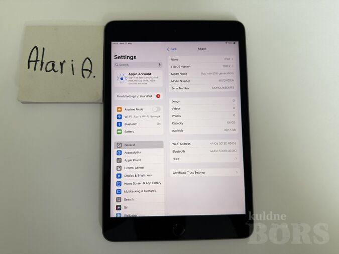APPLE IPAD MINI 5