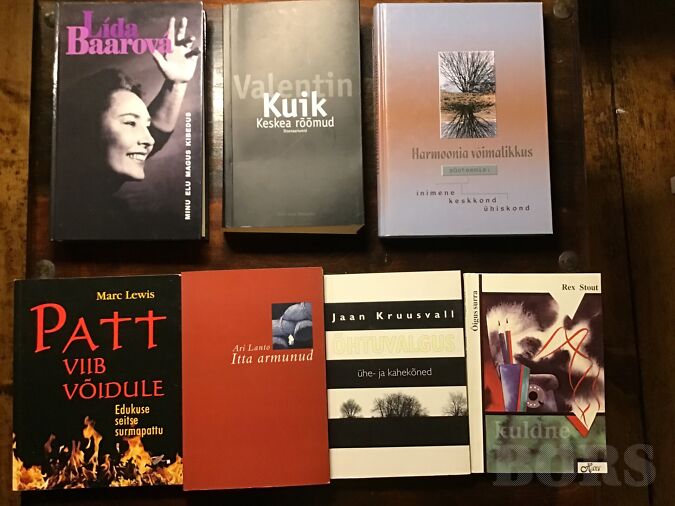 UUED JA UUEVÄÄRSED RAAMATUD. 5.- TK, KÕIK KOOS 30.-