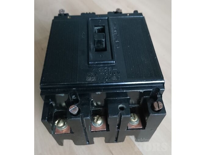 PEAKAITSE (PEALÜLITI/AUTOMAATKAITSE) 20A, 380V