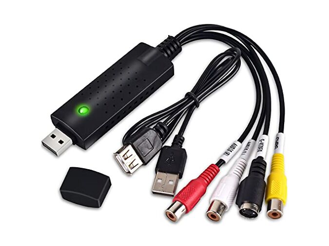 VHS KASSETTIDE DIGITEERIMISE SEADE USB RCA 3X+SVCD, KOHE OLEMAS!