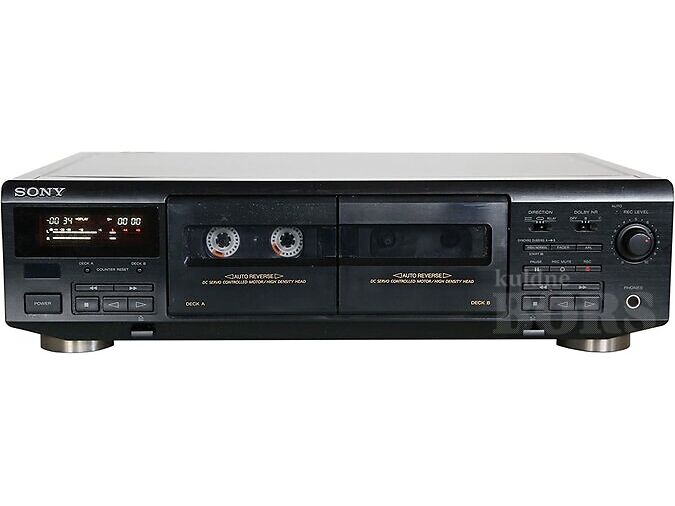 TOPELT KASSETTDEKK SONY TC-WE405 - STEREO - GARANTII