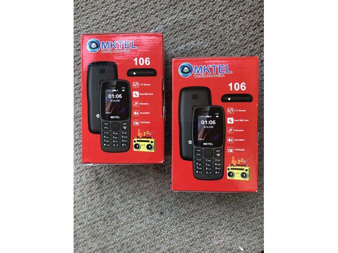 MKTEL 106 FEATURE PHONE 1.77" DISPLAY 800MAH BATTERY DUAL SIM DUAL STANDBY STRONG TORCH MP3 MP4 FM RADIO BLUETOOTH GPRS