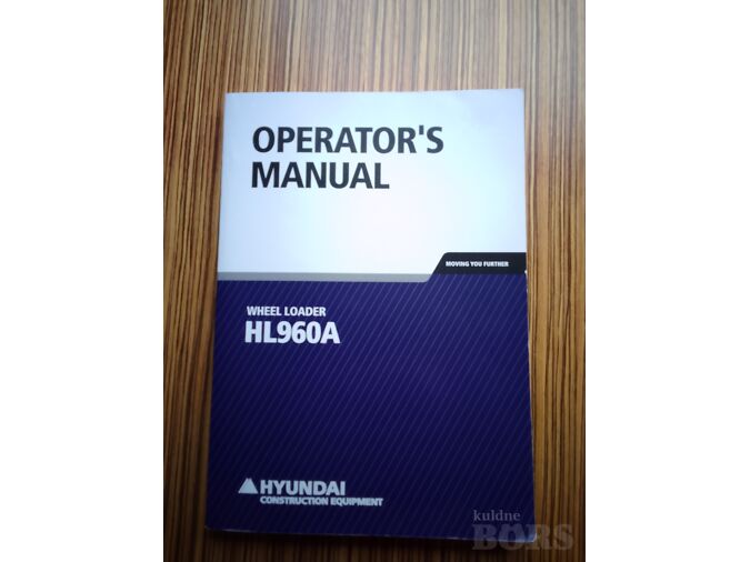 HYUNDAI HL960A OPERATOR'S MANUAL