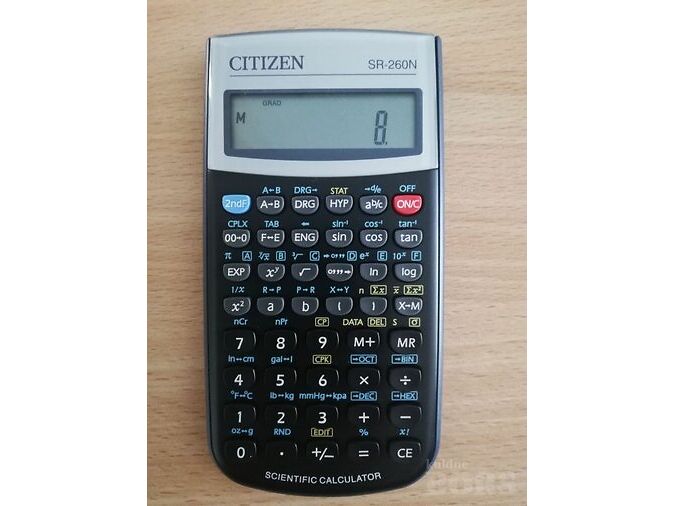 TEADUSLIK KALKULAATOR CITIZEN SR-260N