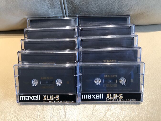 10TK HEAS KORRAS MAXELL 90 XLII-S CHROME KASSETTI