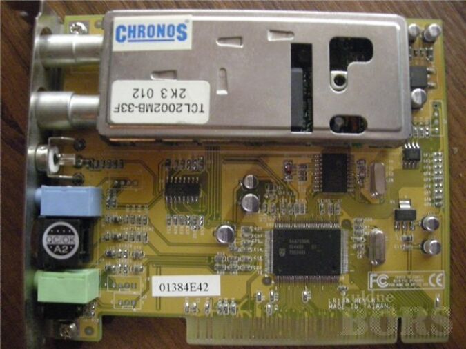CHRONOS VIDEO SHUTTLE II / FM TV TUUNERKAART