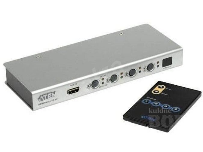ATEN VS-481 4-PORDIGA HDMI SWITCH PULDIGA - GARANTII