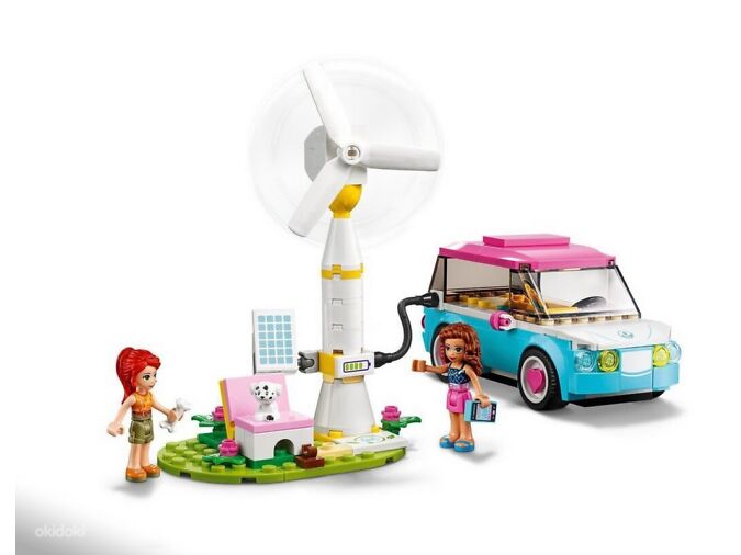 6+ LEGO FRIENDS 41443. OLIVIA’S ELECTRIC CAR.