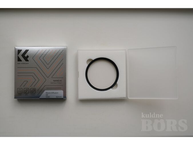 BLACK DIFFUSION FILTER 1/8 VÕI 1/4 HMC 62 MM - NAGU UUS