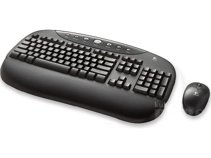 JUHTMEVABA KLAVIATUURI JA HIIRE KOMPLEKT LOGITECH CORDLESS INTERNET PRO - GARANTII.