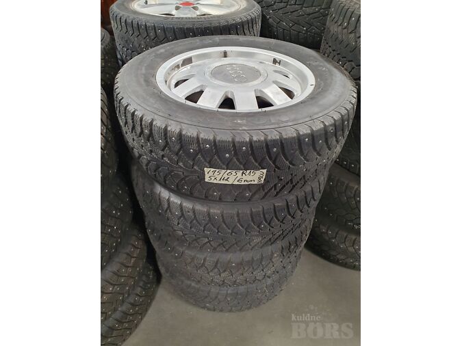 TALVEREHVID + TALVEVELJED 195/65 R15 / 5X112 / MASTER NORDIC 4 / 6MM / AUDI