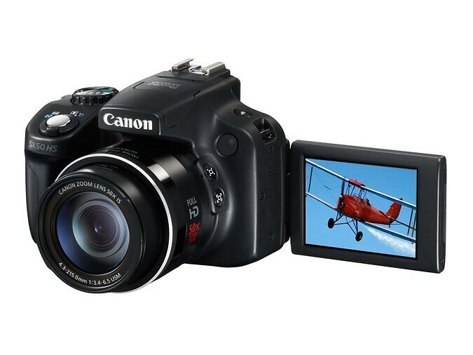 2,8" LCD SUPER ZOOM DIGI KOMPAKT KAAMERA CANON POWERSHOT SX50 HS - HDMI, FULLHD - GARANTII