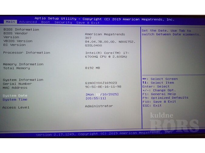 EMAPLAAT ASUS ROG G752VT INTEL CORE I7 6700HQ, DDR4 4 GB (MAKS.64GB)