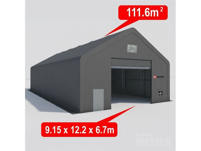 TÖÖSTUSLIK HOIUTELK (111,6 M² - 9,15 M X 12,2 M X 6,7 M)