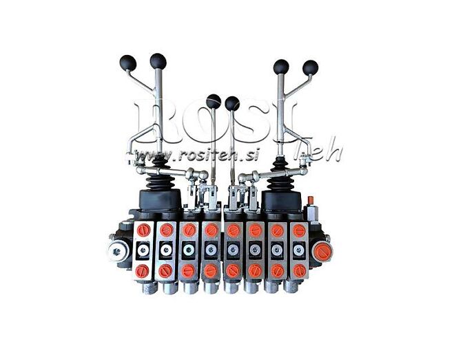 HÜDRAULIKA VENTIIL HIAB 8XPC70 + 2X EUROJOYSTICK 3 POSITSIOONI
